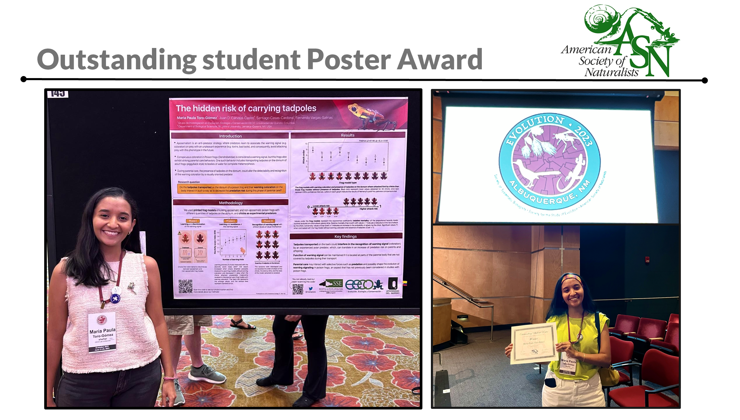 American Society of Naturalists Award